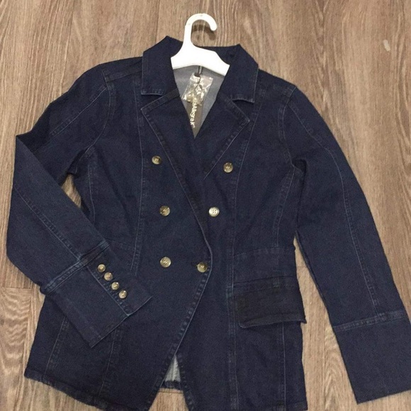 Women’s denim blazer size medium - Picture 7 of 7
